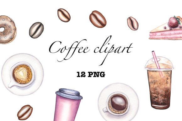 Download Watercolor Coffee Clipart, PNG - Premium Resources