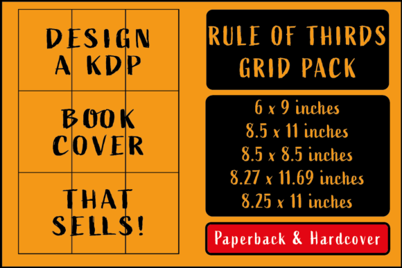 Download KDP Cover Rule of Thirds Grids Pack - Kdp cover Collection